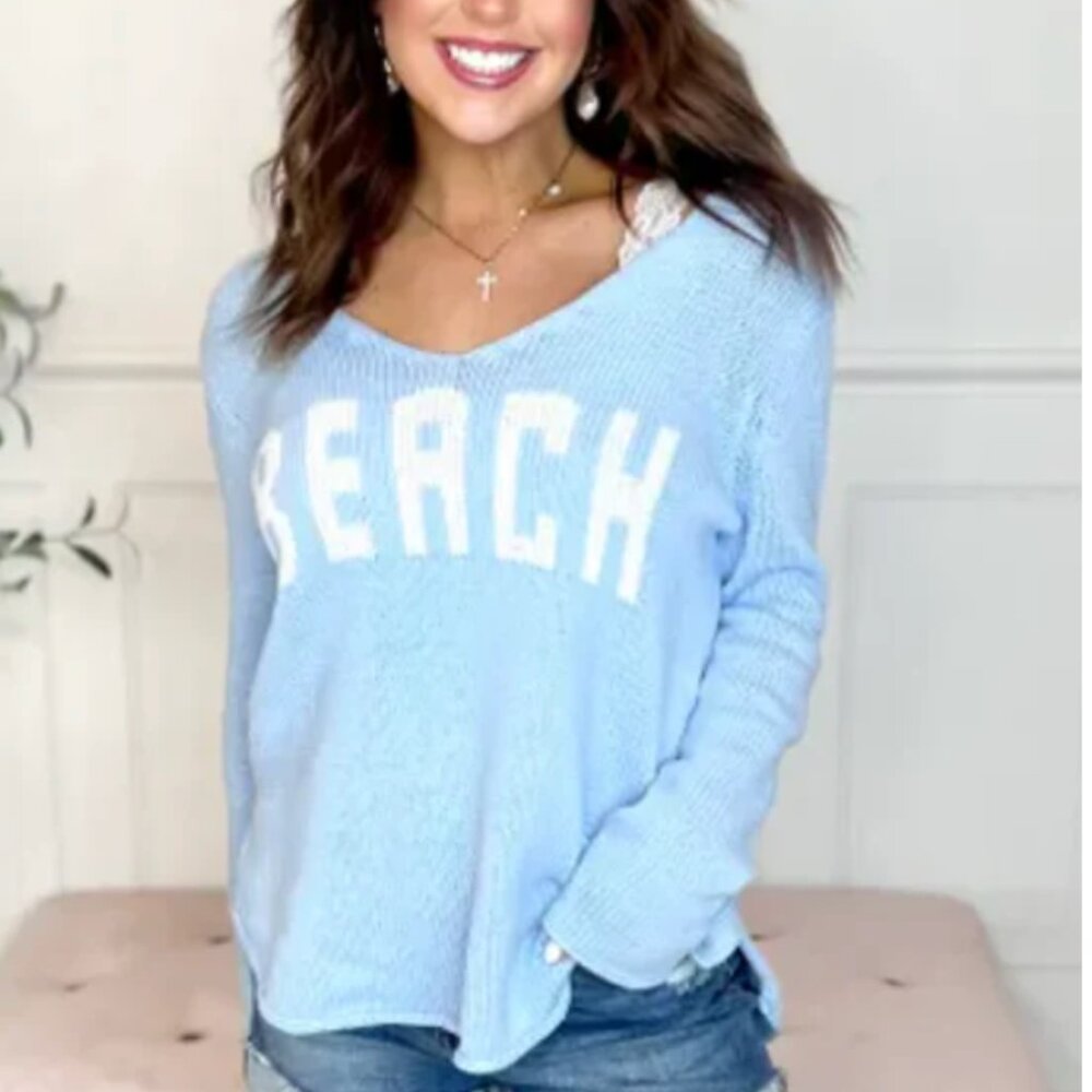 BEACH TIME KNIT SWEATER